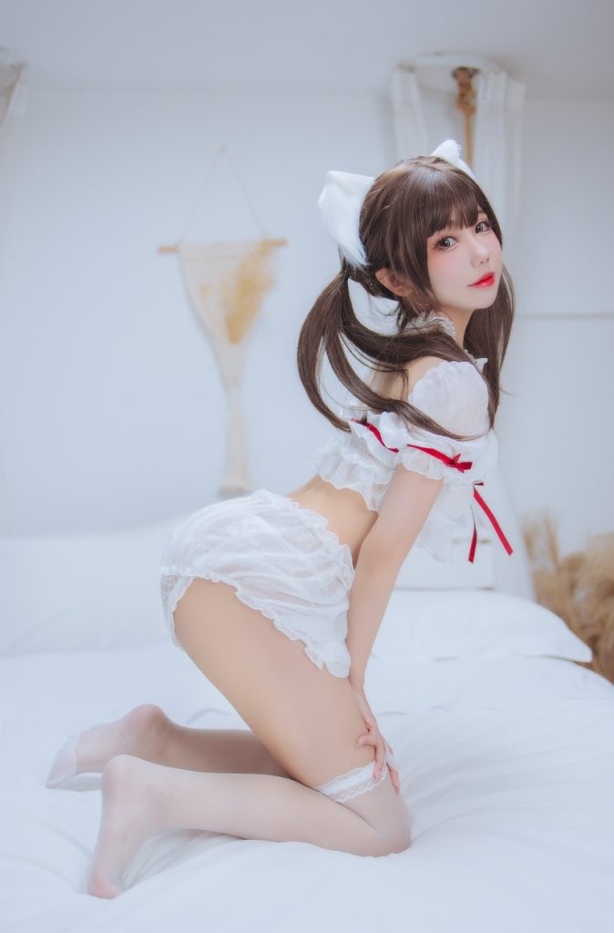图片[1]-仙女月 NO.17 白猫少女[50P-524MB]-喵咪社