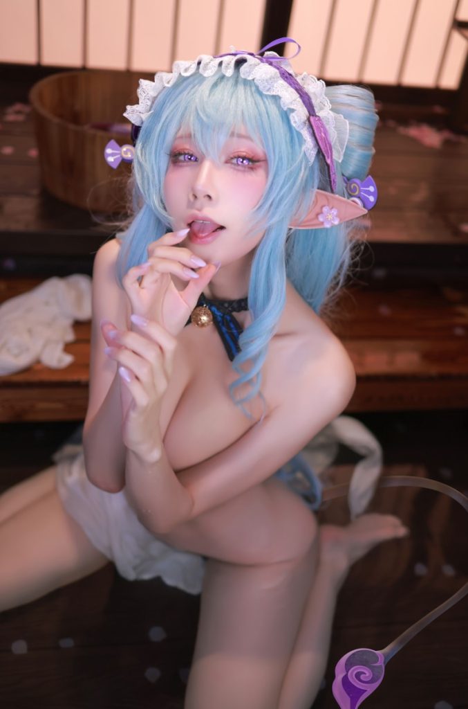 图片[2]-水淼aqua NO.219 梦见月瑞希（原神） [69P-92MB]VIP-喵咪社