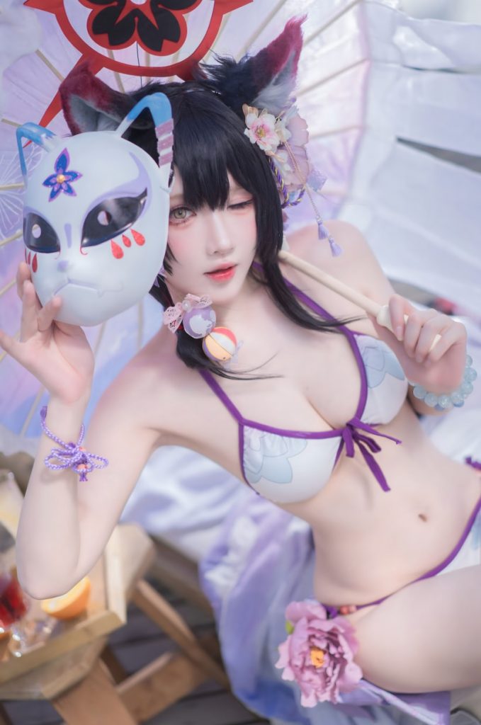 图片[3]-阿包也是兔娘 NO.107 蔚蓝档案 狐坂若藻 水着 [32P-187MB]VIP-喵咪社