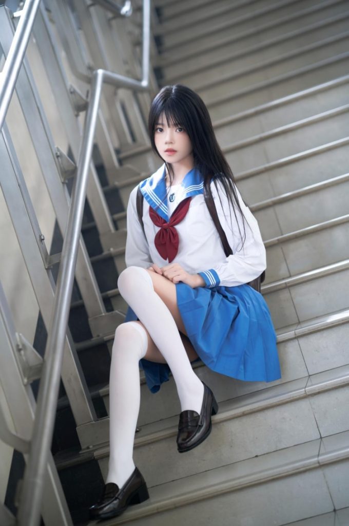 图片[1]-桜桃喵 – NO.211 地铁JK[33P-304MB]-喵咪社