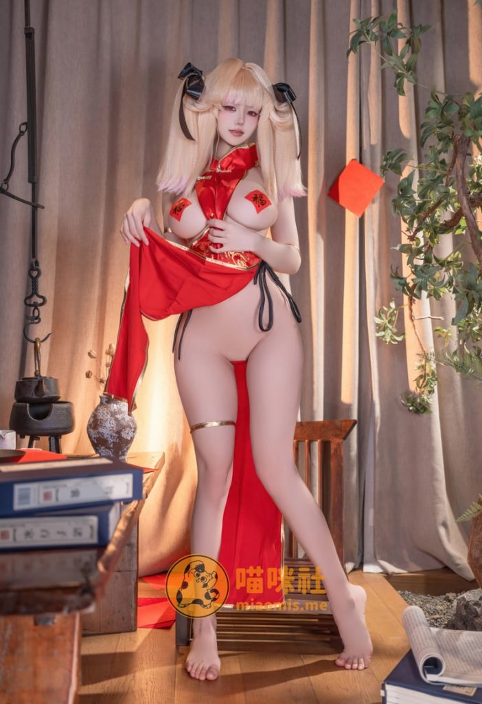 图片[1]-小仓千代w – NO.130 新春旗袍 [26P-263MB]VIP-喵咪社