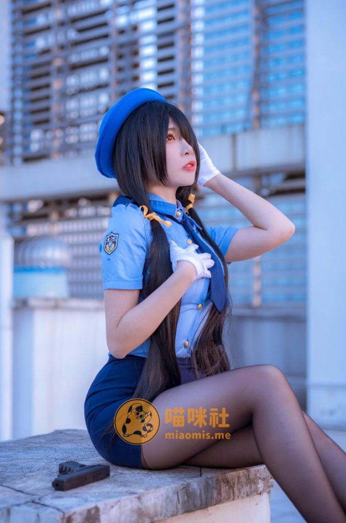 图片[2]-二佐Nisa – NO.224 约会大作战 狂三 女警 [28P-376MB]-喵咪社