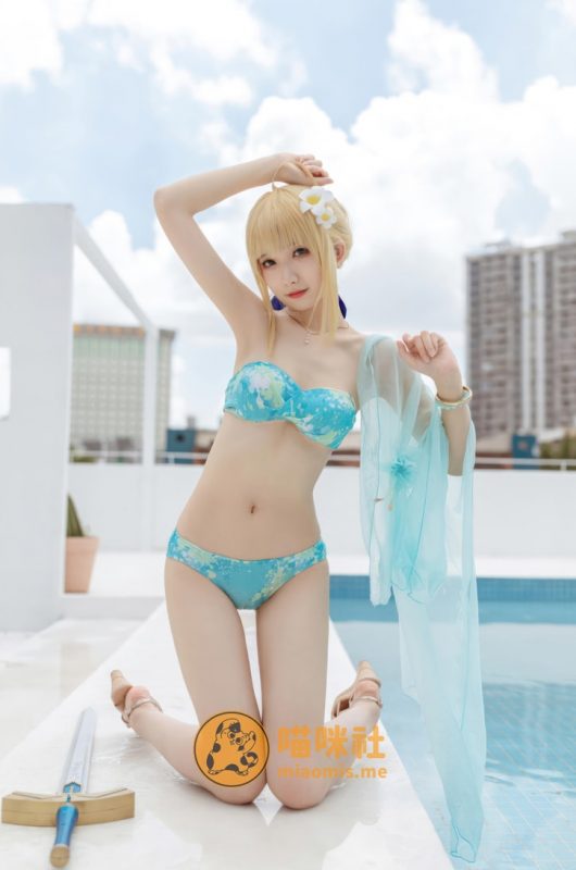封疆疆v NO.82 FGO Saber 泳装[49P-402MB]-喵咪社